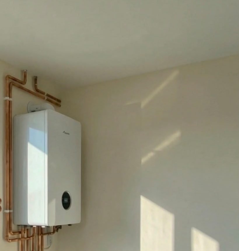A boiler installed by Content Plumbing and Heating in a Leeds home